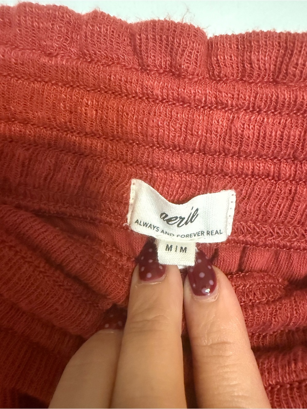 Aerie Cherry Red Size Medium Set - Picture 4 of 7